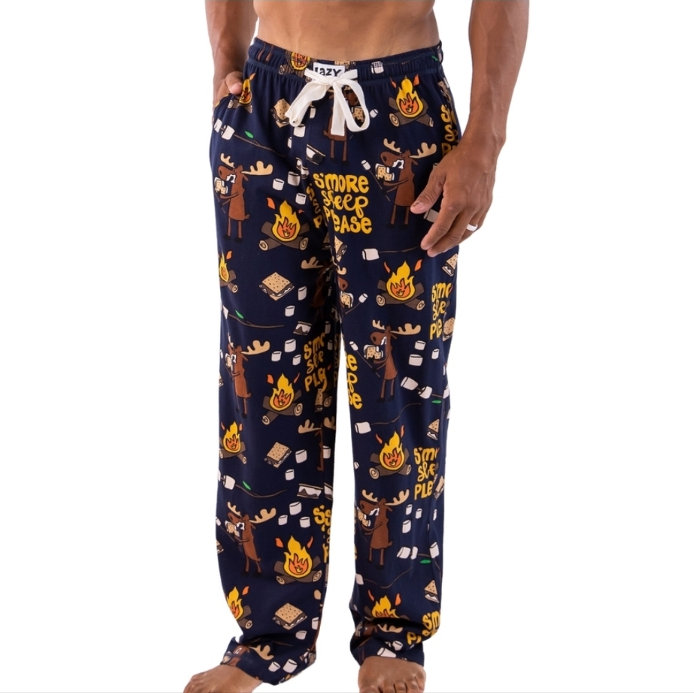 Lazy One Men’s S’more Sleep Please Pajama Pants‎ Size Small - EUC Loungewear